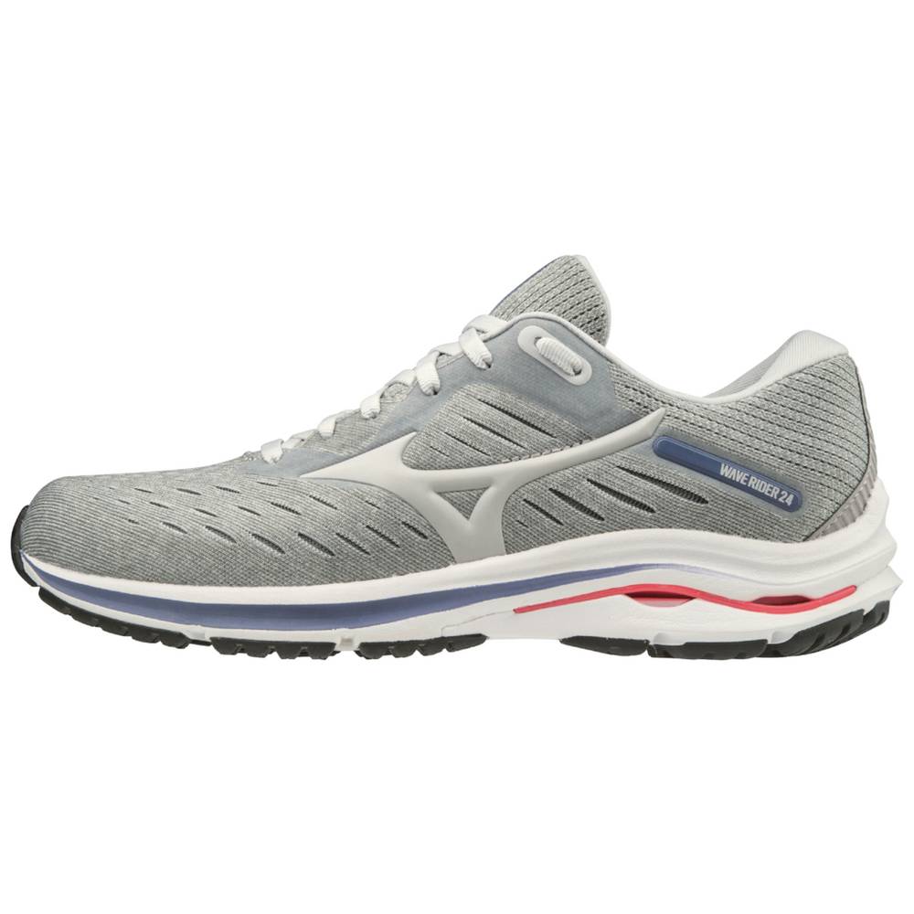 Sapatilhas Running Mizuno Wave Rider 24 - Mulher - Cinzentas - TJFEI8152